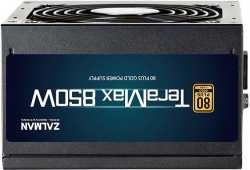 Блок питания Zalman ATX 850W ZM850-TMX 80+ gold (24+4+4pin) APFC 120mm fan 12xSATA Cab Manag RTL