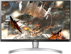 Монитор LG 27 UltraFine 27UL650-W черный IPS LED 16:9 HDMI матовая HAS Pivot 1000:1 350cd 178гр/178гр 3840x2160 DisplayPort Ultra HD 6.2кг