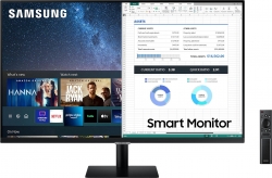 Монитор Samsung 31.5 S32AM700UI черный VA LED 16:9 HDMI M/M матовая 250cd 178гр/178гр 3840x2160 Ultra HD USB 6.5кг