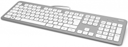Клавиатура Hama KC-700 серебристый USB