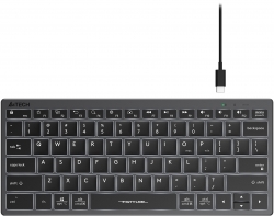 Клавиатура A4Tech Fstyler FX61 серый/белый