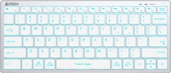 Клавиатура A4Tech Fstyler FX61 белый/синий