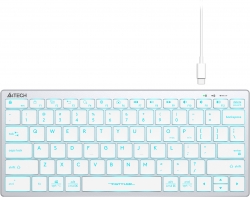 Клавиатура A4Tech Fstyler FX61 белый/синий
