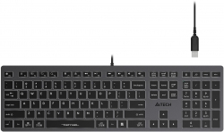 Клавиатура A4Tech Fstyler FX60H серый/белый