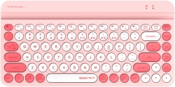 Клавиатура A4Tech Fstyler FBK30 розовый USB беспроводная BT/Radio slim Multimedia (FBK30 RASPBERRY)