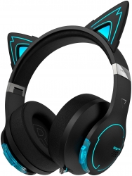 Наушники с микрофоном Edifier G5BT Cat черный мониторные Bluetooth/3,5 мм оголовье