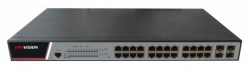 Коммутатор Hikvision DS-3E2528P(B) управляемый