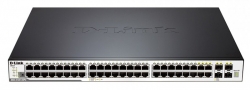 Коммутатор D-Link DGS-3120-48PC/B1ASI 48G 48PoE управляемый