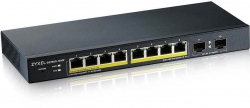 Коммутатор Zyxel GS1900-10HP-EU0102F 8G 2SFP 8PoE+ 77W управляемый