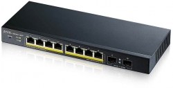 Коммутатор Zyxel GS1900-10HP-EU0102F 8G 2SFP 8PoE+ 77W управляемый