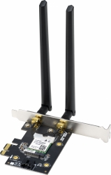 Сетевой адаптер WiFi + Bluetooth Asus PCE-AX1800 AX1800 PCI Express (ант.внеш.съем) 2ант.
