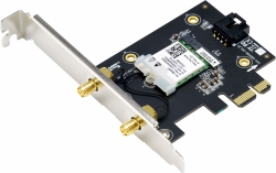 Сетевой адаптер WiFi + Bluetooth Asus PCE-AX1800 AX1800 PCI Express (ант.внеш.съем) 2ант.