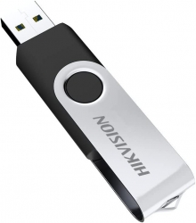Флеш Диск Hikvision 64Gb HS-USB-M200S/64G USB2.0 черный