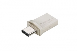 Флеш Диск Transcend 64Gb Jetflash 890S TS64GJF890S USB3.1 серебристый