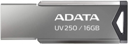 Флеш Диск A-Data 16Gb UV250 AUV250-16G-RBK USB2.0 серебристый