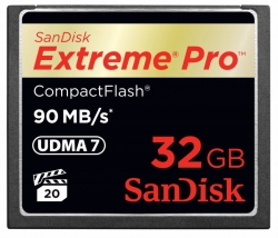 Флеш карта CF 32Gb Sandisk SDCFXS-032G-X46 Extreme w/o adapter
