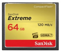 Флеш карта CF 64Gb Sandisk SDCFXS-064G-X46 w/o adapter