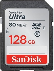 Флеш карта SDXC 128Gb Class10 Sandisk SDSDUNC-128G-GN6IN Ultra 80
