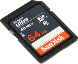 Флеш карта SDXC 64Gb Class10 Sandisk SDSDUNB-064G-GN3IN Ultra 48