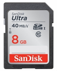 Флеш карта SDHC 8Gb Class10 Sandisk SDSDUN-008G-G46 Ultra