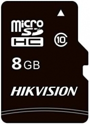 Флеш карта microSDHC 8Gb Class10 Hikvision HS-TF-C1(STD)/8G/ZAZ01X00/OD w/o adapter