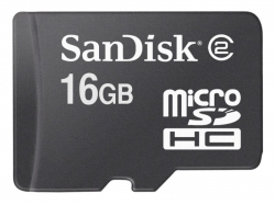 Флеш карта microSDHC 16Gb Class4 Sandisk SDSDQM-016G-B35 Mobile w/o adapter