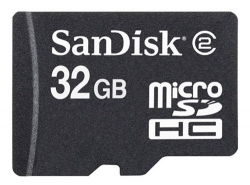 Флеш карта microSDHC 32Gb Class4 Sandisk SDSDQM-032G-B35 w/o adapter