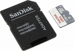 Флеш карта microSDXC 128Gb Class10 Sandisk SDSQUNB-128G-GN6TA Ultra + adapter