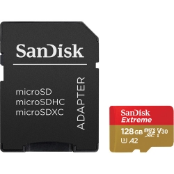 Флеш карта microSDXC 128Gb Class10 Sandisk SDSQXCY-128G-GN6MA Extreme Pro + adapter