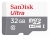 Флеш карта microSDHC 32Gb Class10 Sandisk SDSQUNB-032G-GN3MN Ultra w/o adapter