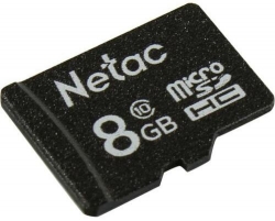 Флеш карта microSDHC 8Gb Class10 Netac NT02P500STN-008G-S P500