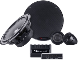 Колонки автомобильные Nakamichi NSA-CS1711 (без решетки) 450Вт 88дБ 4Ом 16.5см (6 1/2дюйм) (ком.:4кол.) компонентные двухполосные