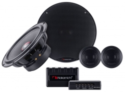 Колонки автомобильные Nakamichi NSA-CS1721 460Вт 90дБ 4Ом 16.5см (6 1/2дюйм) (ком.:4кол.) компонентные двухполосные