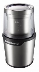 Кофемолка Redmond RCG-M1607 сист.помол.:ротац.нож серебристый