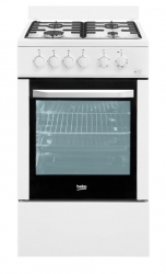 Плита Комбинированная Beko FFSS52000W белый реш.сталь
