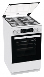 Плита Комбинированная Gorenje GK5C41WF-B белый реш.чугун