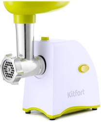 Мясорубка Kitfort КТ-2111-2 белый/салатовый