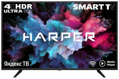 Телевизор LED Harper 65U660TS черный