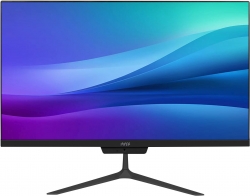 Моноблок Hiper V2 23.8 Full HD Cel G5905 (3.5) 4Gb SSD256Gb UHDG noOS GbitEth WiFi BT 120W Cam черный 1920x1080