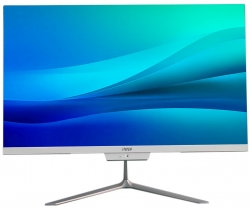 Моноблок Hiper V2 23.8 Full HD PG G6405 (4.1) 8Gb SSD256Gb UHDG 610 noOS GbitEth WiFi BT 120W клавиатура мышь Cam белый 1920x1080