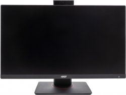 Моноблок Hiper V6 23.8 Full HD i3 10105 (3.7) 8Gb SSD256Gb UHDG 630 DVDRW CR Windows 10 Professional GbitEth WiFi BT 120W клавиатура мышь Cam черный 