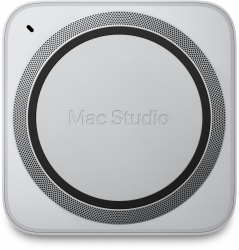 ПК Apple Mac studio A2615 DM M1 Max 10 core 32Gb SSD512Gb 24 core GPU CR macOS GbitEth WiFi BT серебристый