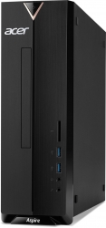 ПК Acer Aspire XC-830 PS J5040D (2) 8Gb SSD256Gb UHDG 605 CR Windows 10 Professional GbitEth WiFi BT 65W черный