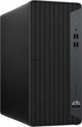 ПК HP ProDesk 400 G7 MT i3 10100 (3.6) 8Gb SSD256Gb UHDG 630 DVDRW Free DOS GbitEth kbNORUS мышь черный (293U9EA)