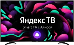 Телевизор LED Yuno 50 ULX-50UTCS3234 Яндекс.ТВ черный 4K Ultra HD 50Hz DVB-T2 DVB-C DVB-S2 USB WiFi Smart TV (RUS)