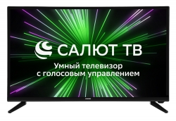 Телевизор LED Digma 32 DM-LED32SBB25 Салют ТВ черный HD 60Hz DVB-T DVB-T2 DVB-C DVB-S DVB-S2 USB WiFi Smart TV (RUS)