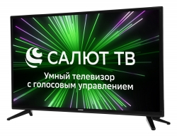 Телевизор LED Digma 32 DM-LED32SBB25 Салют ТВ черный HD 60Hz DVB-T DVB-T2 DVB-C DVB-S DVB-S2 USB WiFi Smart TV (RUS)