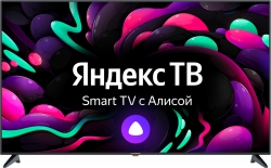 Телевизор LED Starwind 65 SW-LED65UG401 Яндекс.ТВ Frameless черный 4K Ultra HD 60Hz DVB-T DVB-T2 DVB-C DVB-S DVB-S2 USB WiFi Smart TV