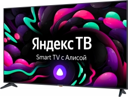 Телевизор LED Starwind 65 SW-LED65UG401 Яндекс.ТВ Frameless черный 4K Ultra HD 60Hz DVB-T DVB-T2 DVB-C DVB-S DVB-S2 USB WiFi Smart TV