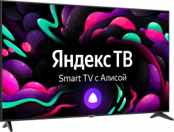 Телевизор LED Starwind 65 SW-LED65UG401 Яндекс.ТВ Frameless черный 4K Ultra HD 60Hz DVB-T DVB-T2 DVB-C DVB-S DVB-S2 USB WiFi Smart TV